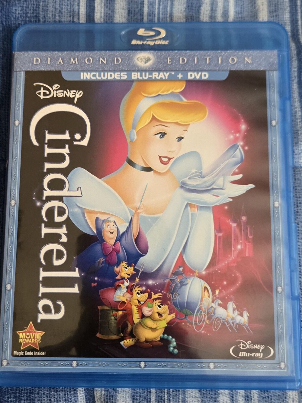 Cinderella Diamond Edition Blu-ray and DVD combo pack